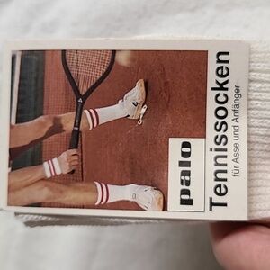 Vintage Palo German Tennis  Socks 2pr NWT
